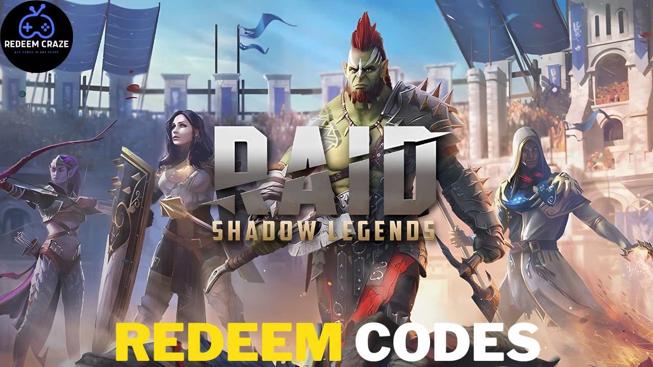 redeem codes of raid Shadow Legends