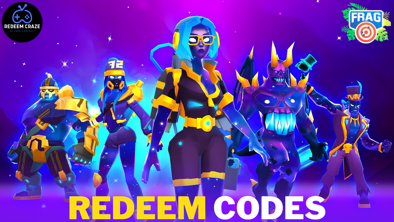 redeem code of FRAG Pro Shooter