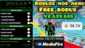 Roblox Mod Menu Apk Latest (Unlimited Robux/Money)